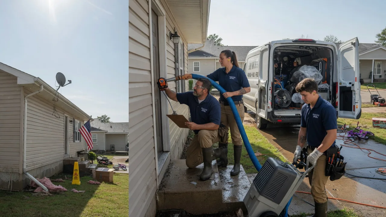 Ceiling Water Damage Restoration in Sunset, TX near me