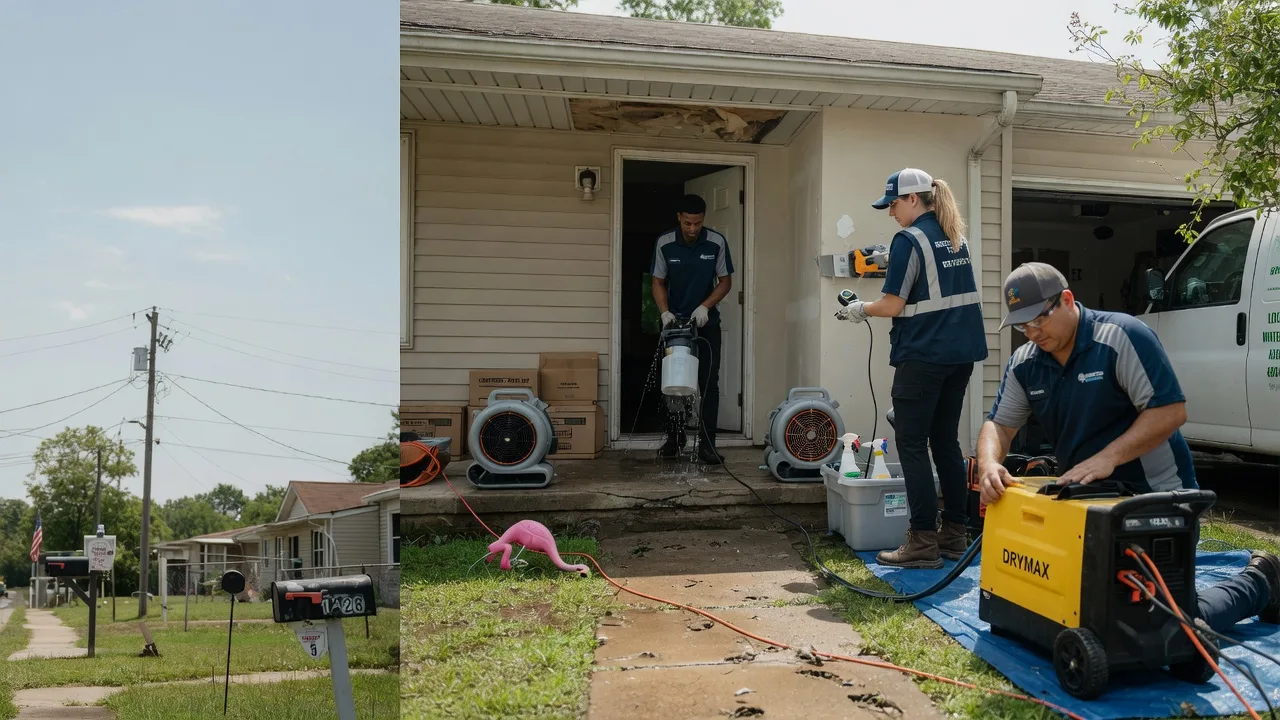 Storm Damage Water Removal in Sunset, TX near me